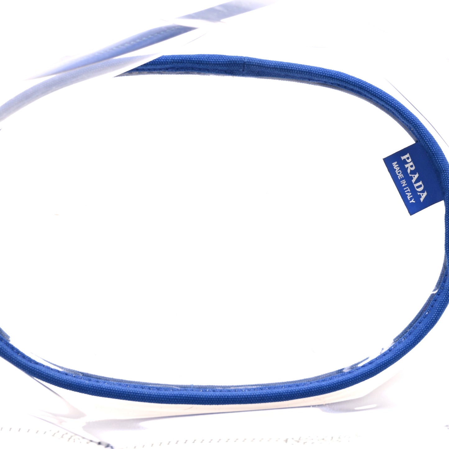 PVC Canapa Tote Cobalto