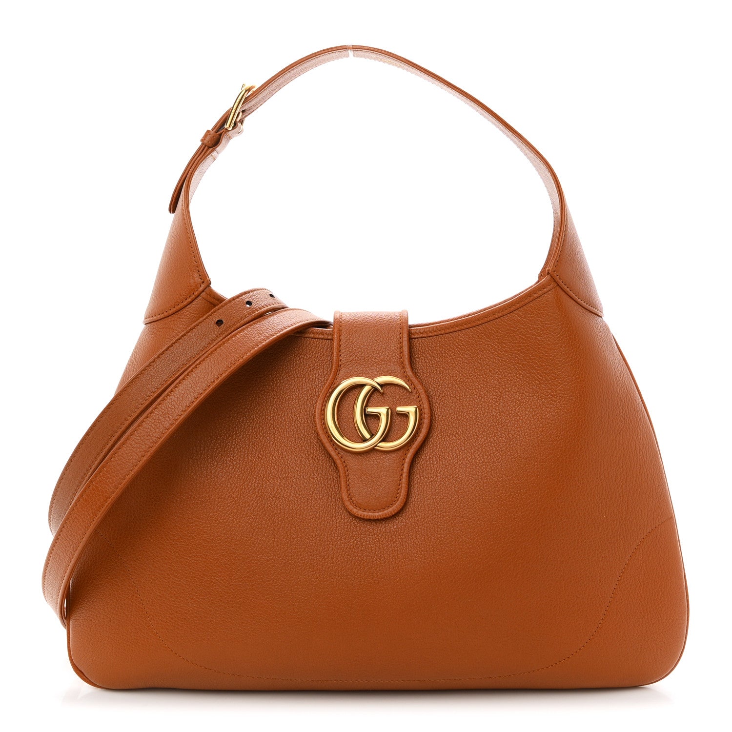 Gucci Goatskin Medium Aphrodite Shoulder Bag Tan 1 of 10