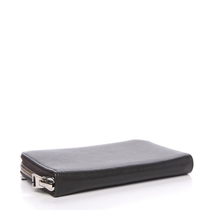 Tom Ford Calfskin Zip Around Wallet Dark Brown 4 of 6