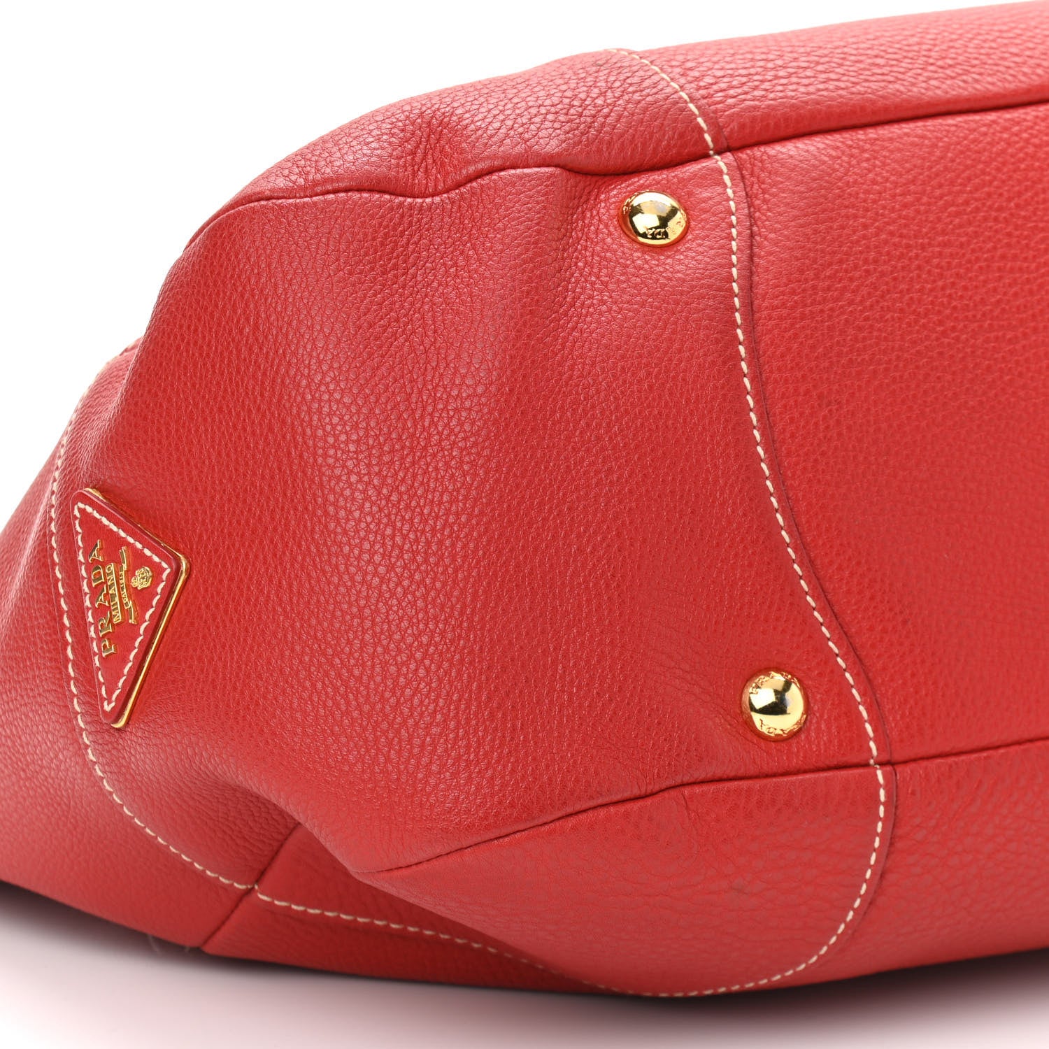 Prada Vitello Daino Pushlock Tote 9 of 12