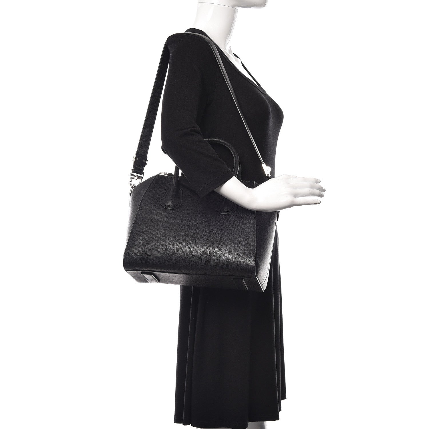 Givenchy Sugar Goatskin Small Antigona Black 2 of 11