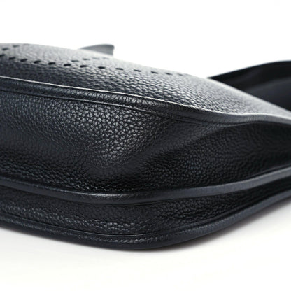 Hermes Taurillon Clemence Evelyne III PM Black 9 of 12