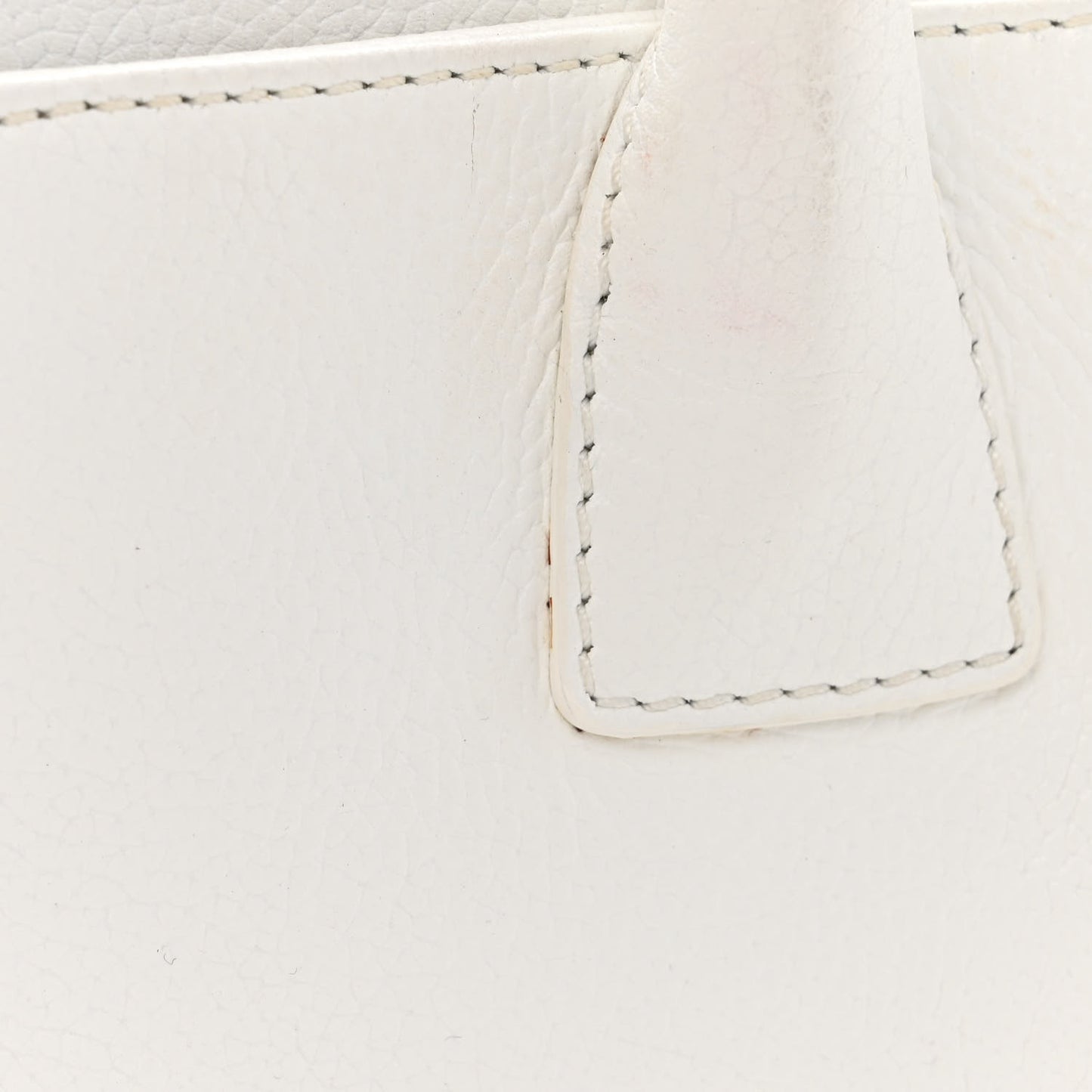Calfskin Cerf Executive Shopper Tote White