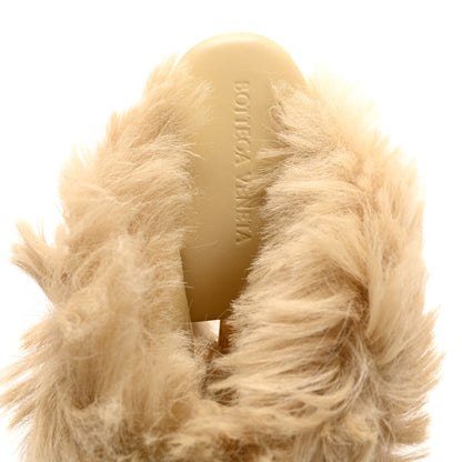Bottega Veneta Shearling Curve Soft Poodle Slide Sandals 39 Heirloom 7 of 9