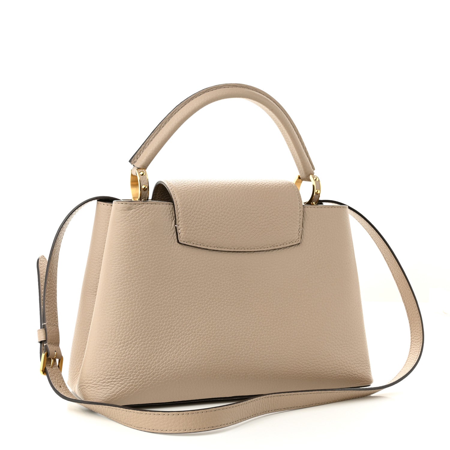 Louis Vuitton Taurillon Capucines MM Galet 2 of 8