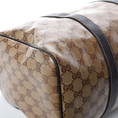Gucci Crystal Monogram Medium Joy Boston Dark Brown 16 of 27