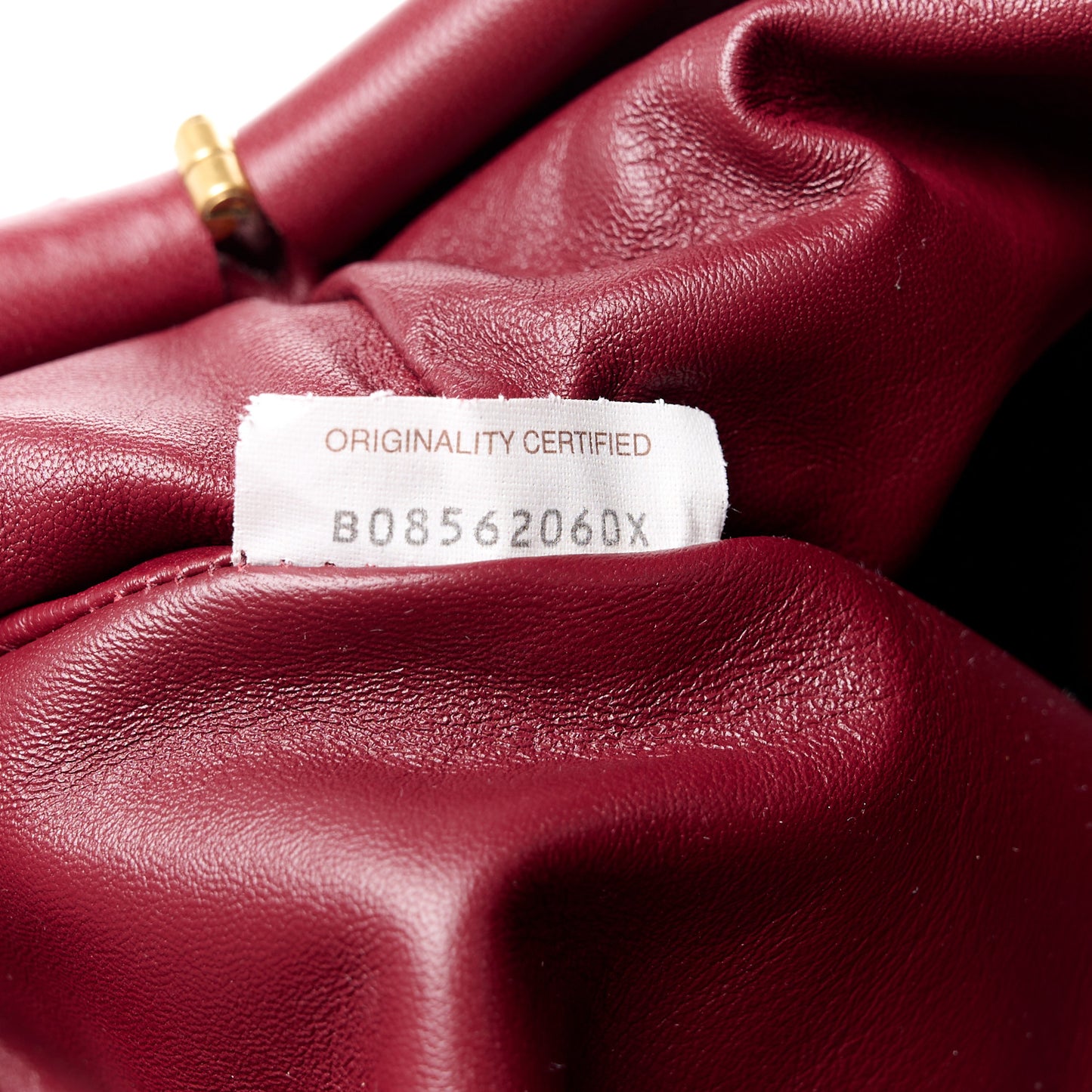 Nappa Maxi Intrecciato The Pouch Oversized Clutch Bordeaux