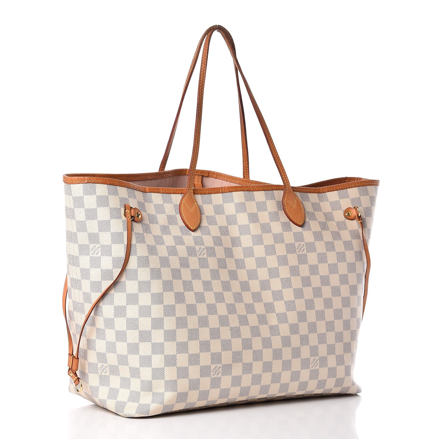 Louis Vuitton Damier Azur Neo Neverfull GM Rose Ballerine 4 of 17