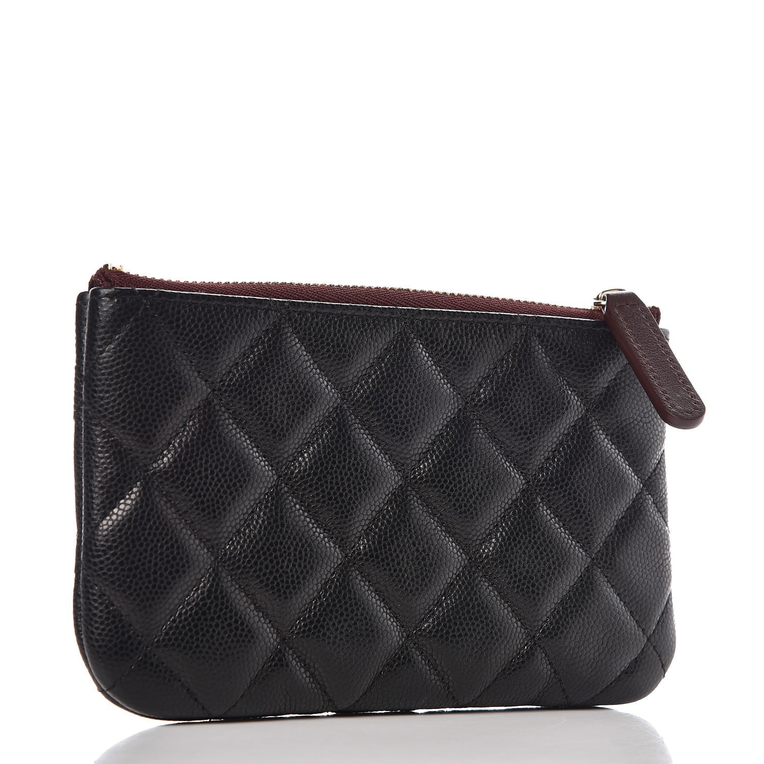 Chanel Caviar Quilted Small Cosmetic Case Black 3 of 8