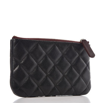 Chanel Caviar Quilted Small Cosmetic Case Black 3 of 8