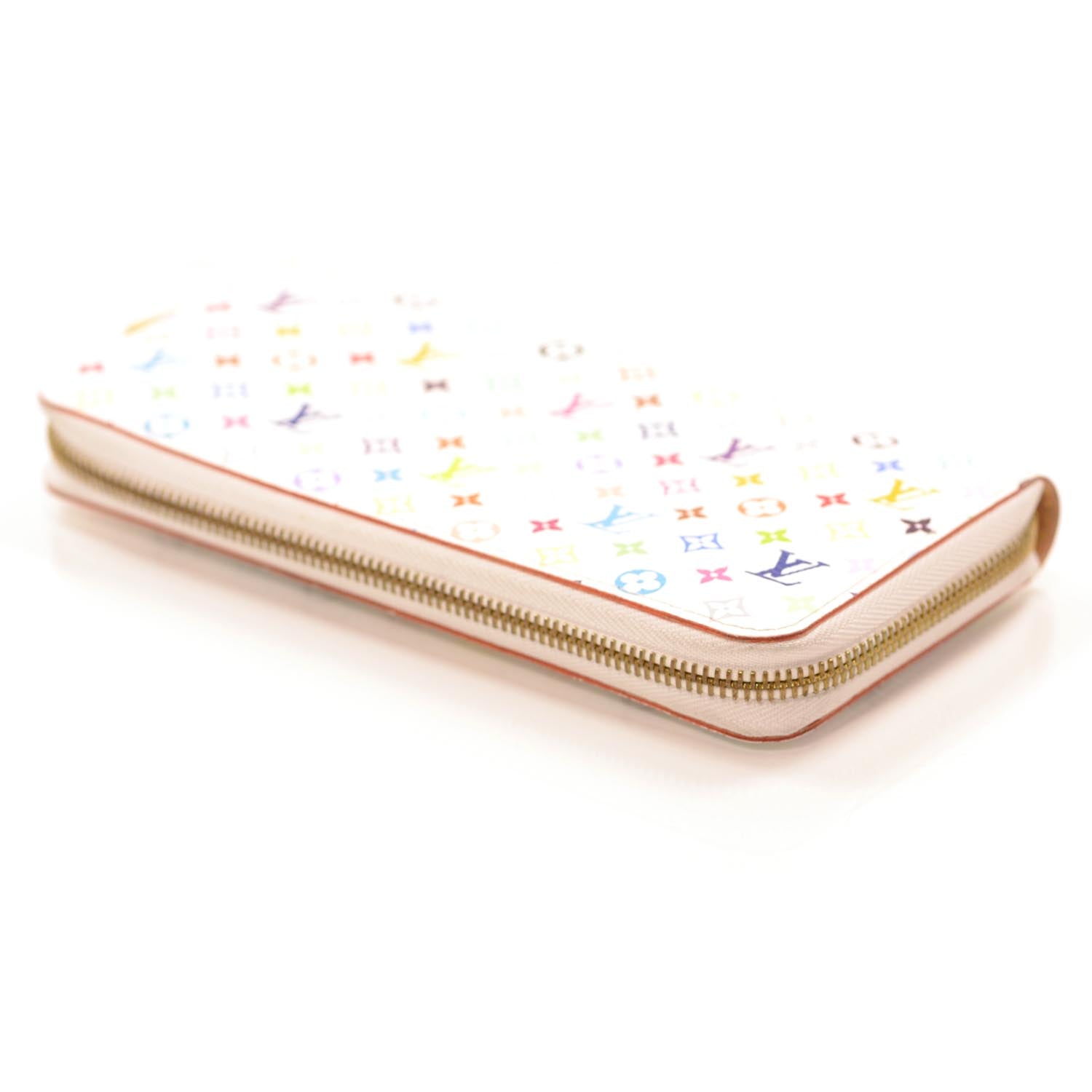 Louis Vuitton Monogram Multicolor Zippy Wallet White 3 of 7