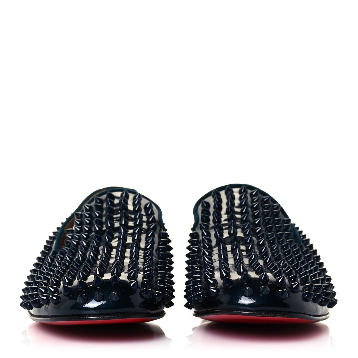 Mens Calfskin Dandelion Spikes Flat Loafers 41 Turquin