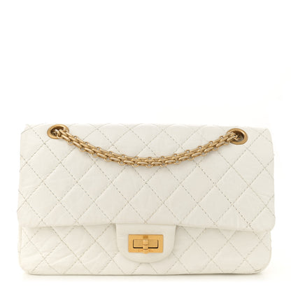 Chanel Aged Calfskin Quilted 2.55 Reissue 225 Flap White 1 of 15