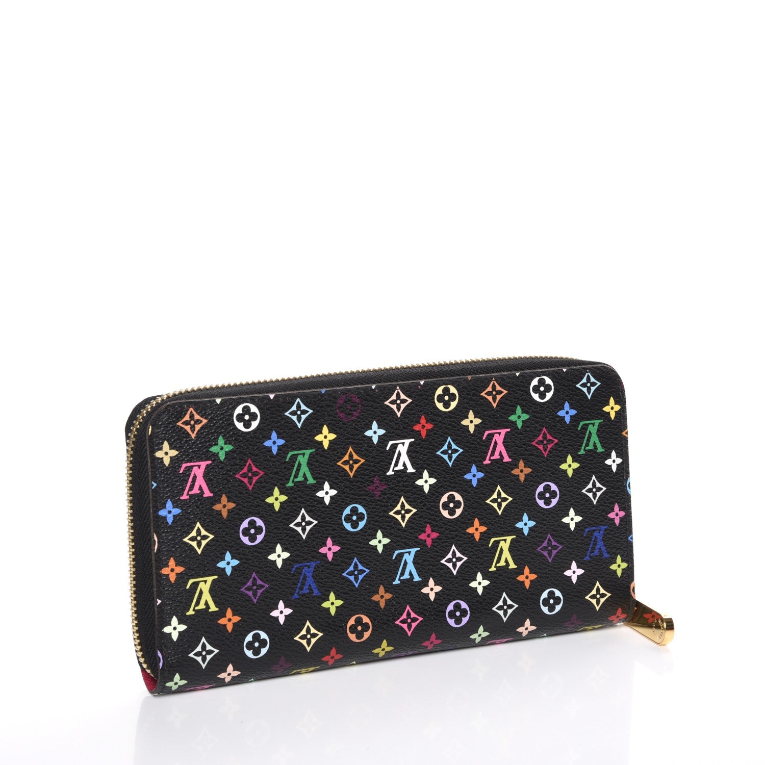Louis Vuitton Monogram Multicolor Zippy Wallet Black Grenade 3 of 8