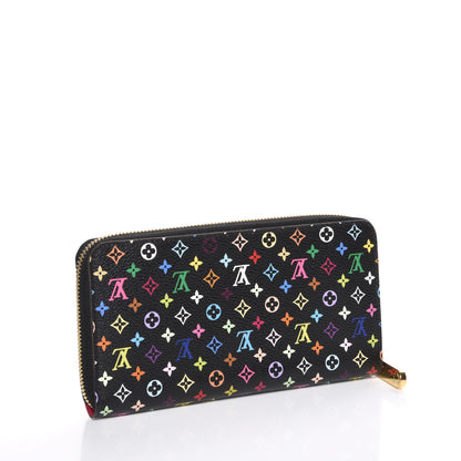 Louis Vuitton Monogram Multicolor Zippy Wallet Black Grenade 3 of 8