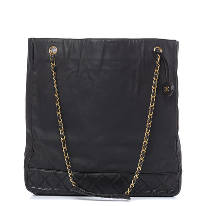 Chanel Canvas Calfskin Shopping Tote Black 1 of 15