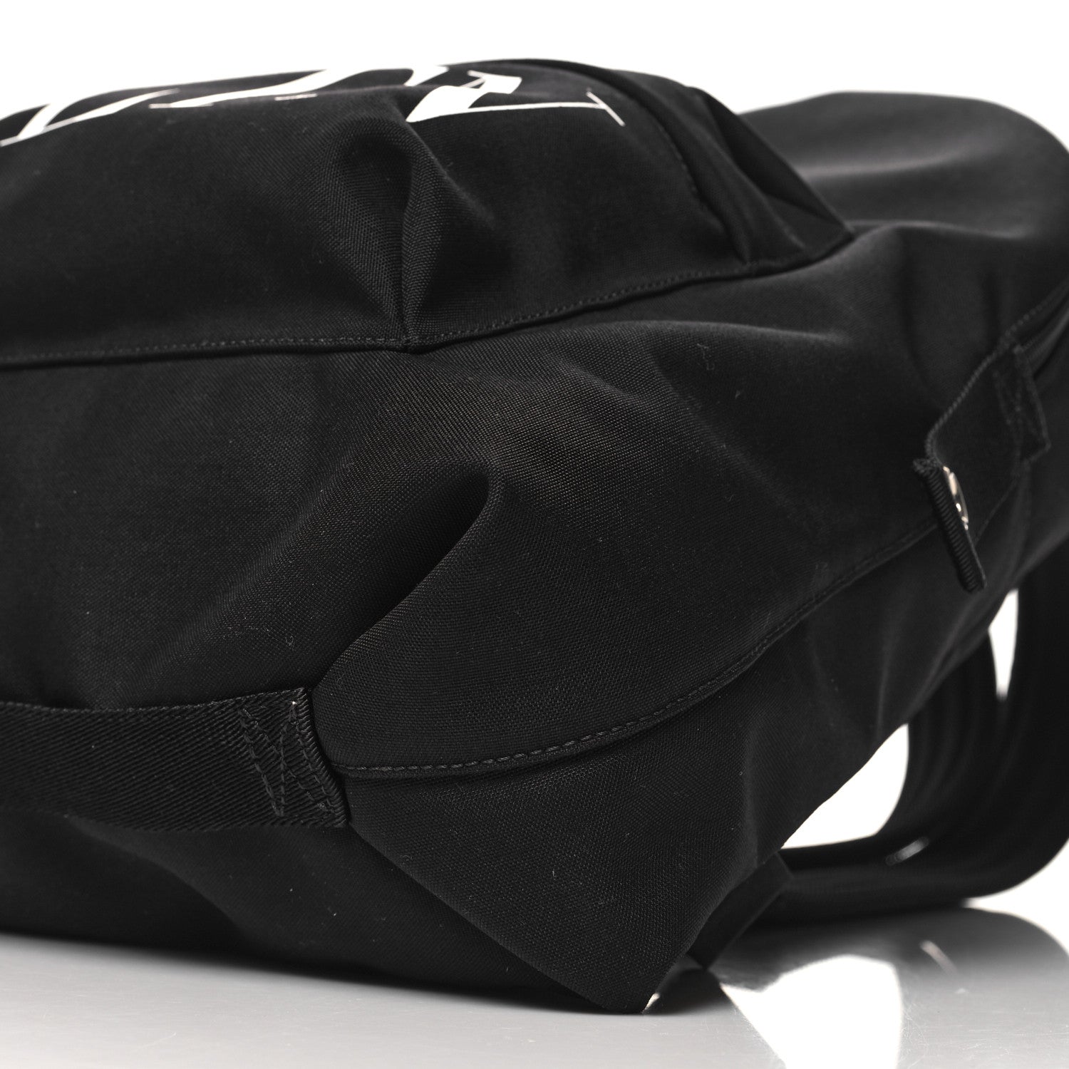 Valentino Garavani Nylon VLTN Logo Patch Backpack Black 9 of 9