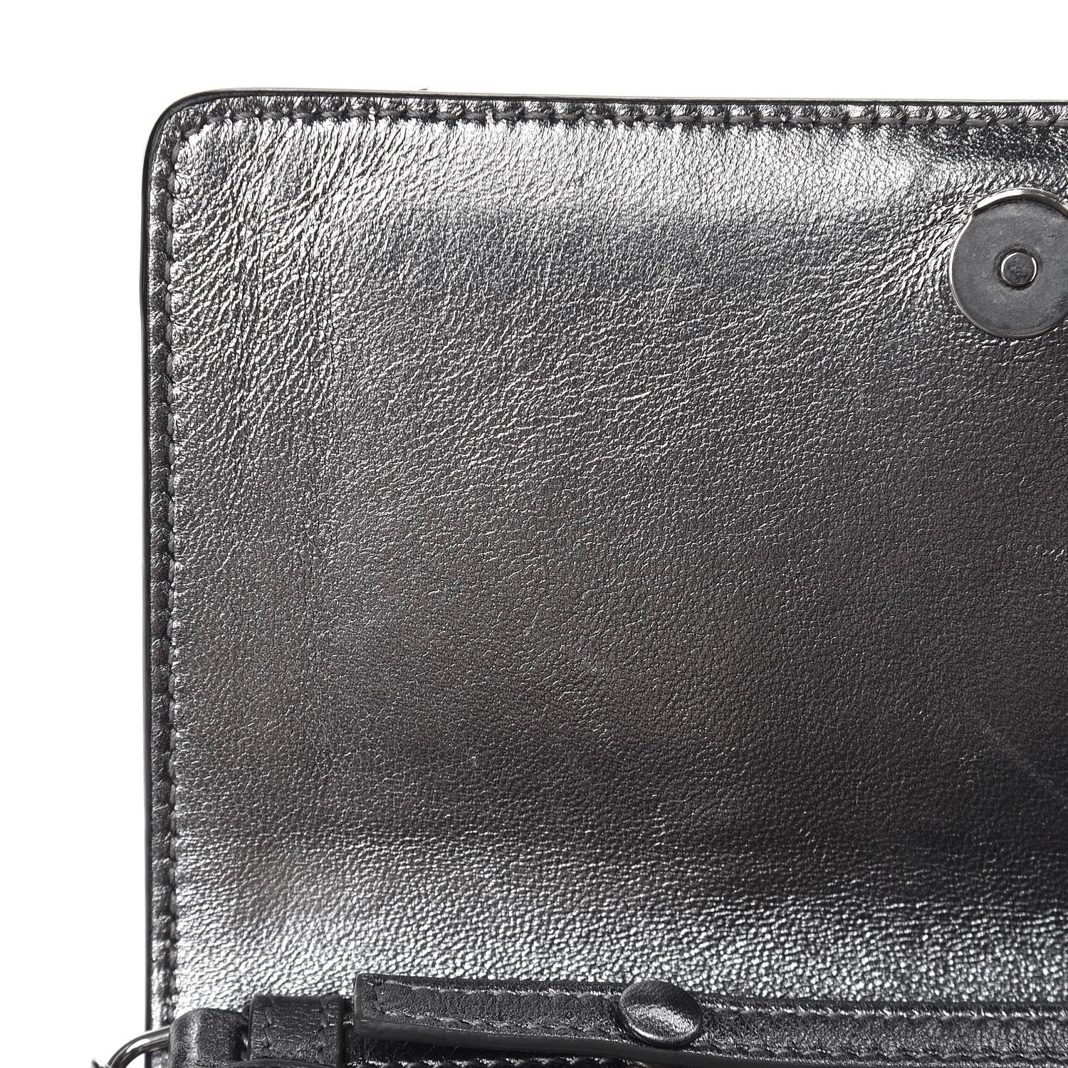 Givenchy Lambskin Emblem Chain Wallet Black 7 of 16