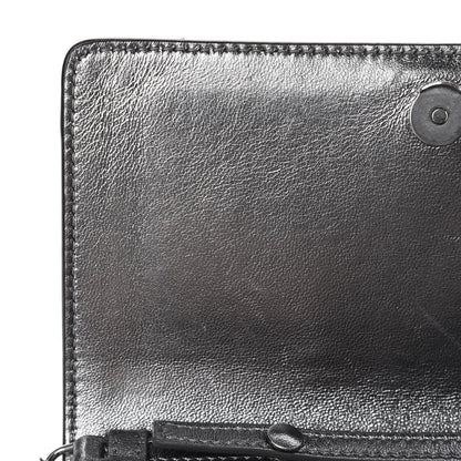 Givenchy Lambskin Emblem Chain Wallet Black 7 of 16