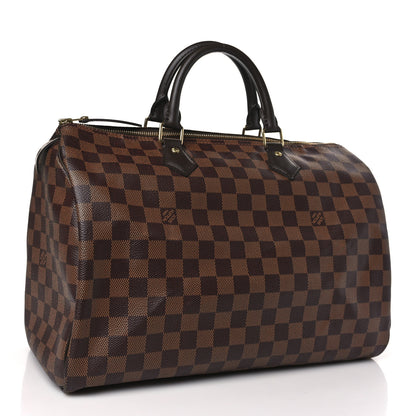 Louis Vuitton Damier Ebene Speedy 35 3 of 8