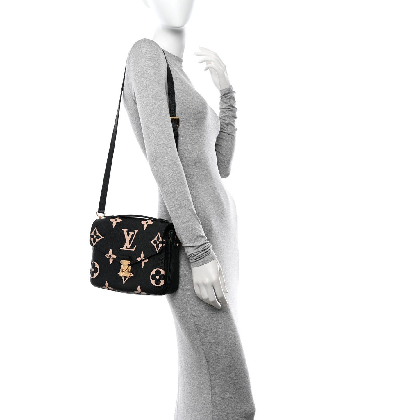 Empreinte Monogram Giant Pochette Metis Black Beige