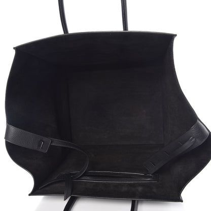 Celine Supple Calfskin Medium Phantom Luggage Black 5 of 10