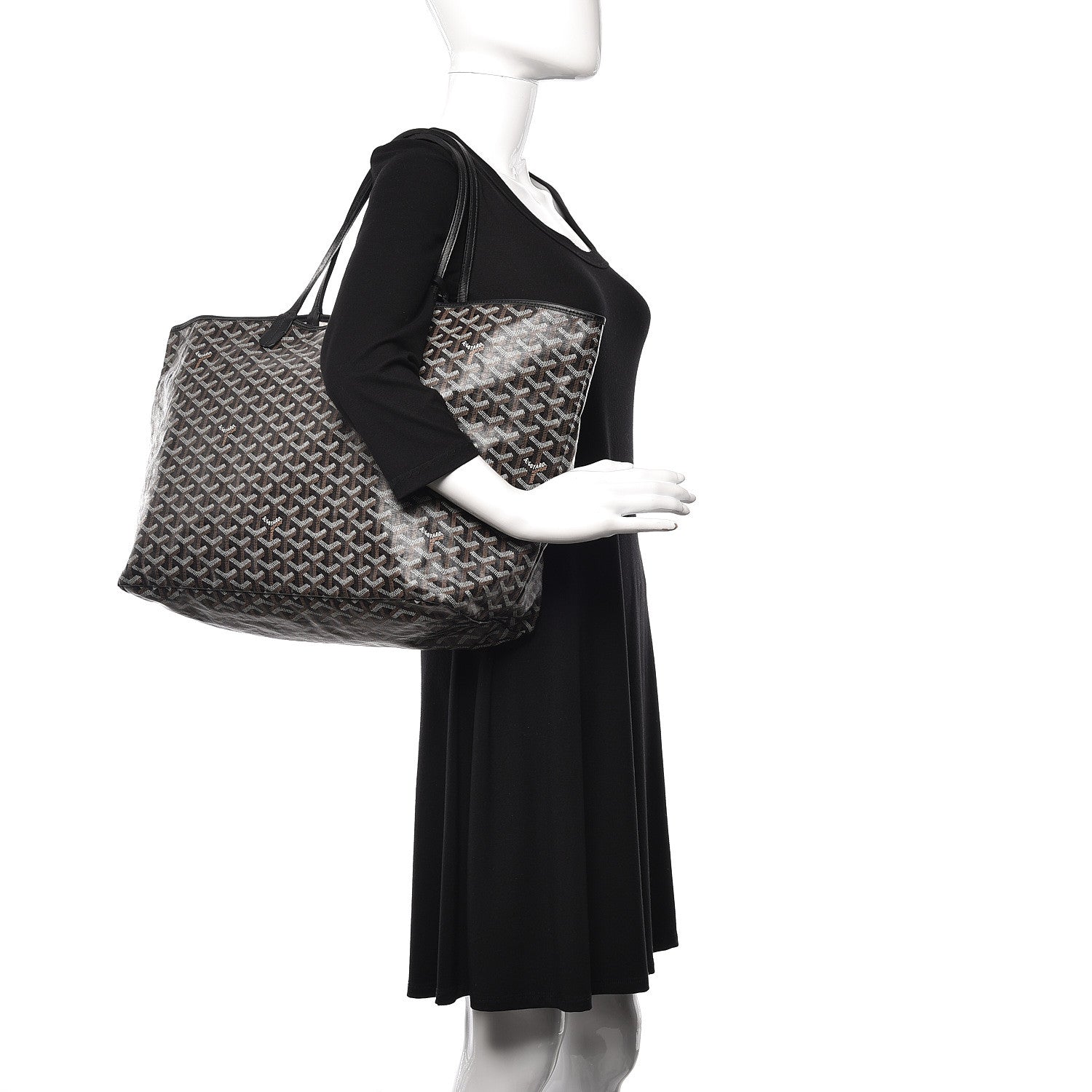 Goyard Goyardine Saint Louis GM Black 2 of 15