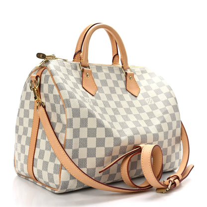 Louis Vuitton Damier Azur Speedy Bandouliere 30 3 of 11