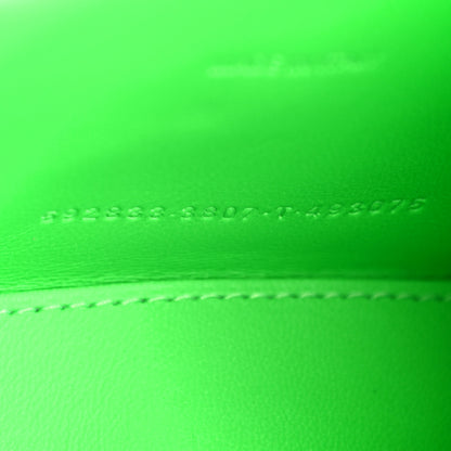 Balenciaga Shiny Box Calfskin Hourglass Top Handle Bag XS Fluo Green 8 of 11