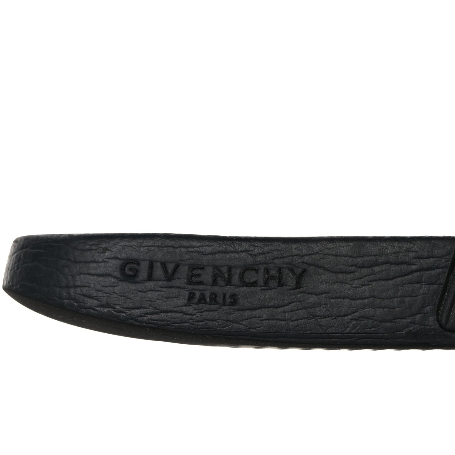 Givenchy Rubber Logo Pool Slide Sandals 37 Black 7 of 8