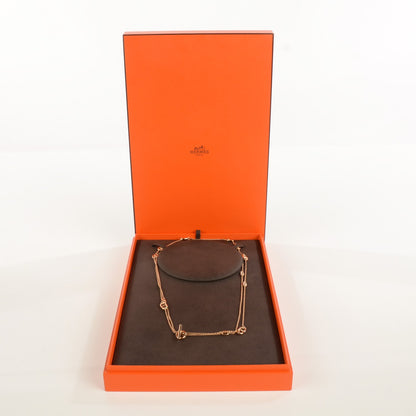 Hermes 18K Rose Gold PM Farandole Necklace 120 6 of 6