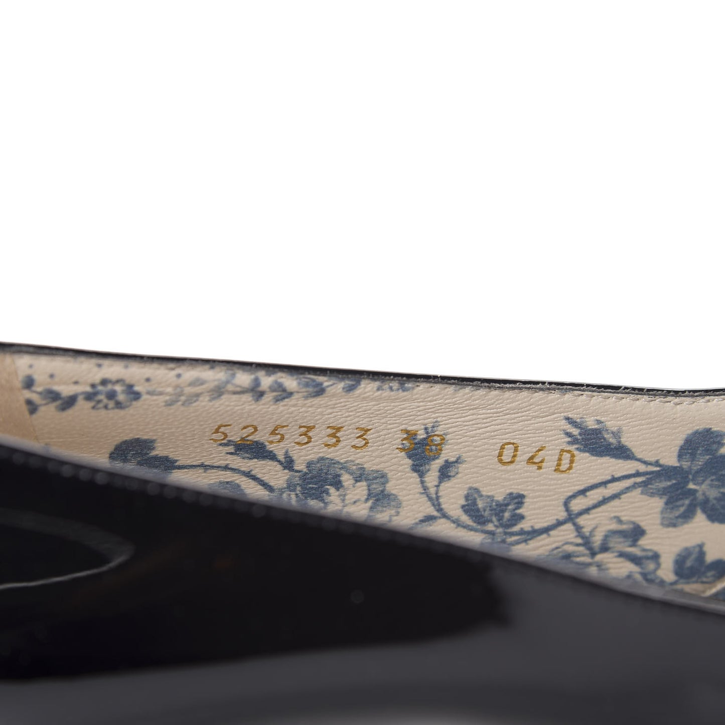 Vernice GG Victoire 55mm Loafer Pumps 38 Black