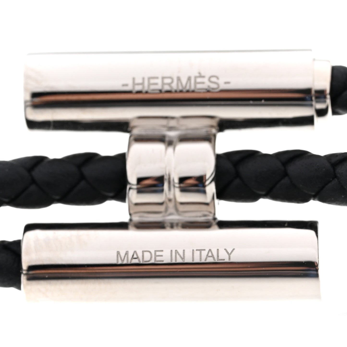 Swift Double Wrap Cord Tournis Tresse Bracelet Black