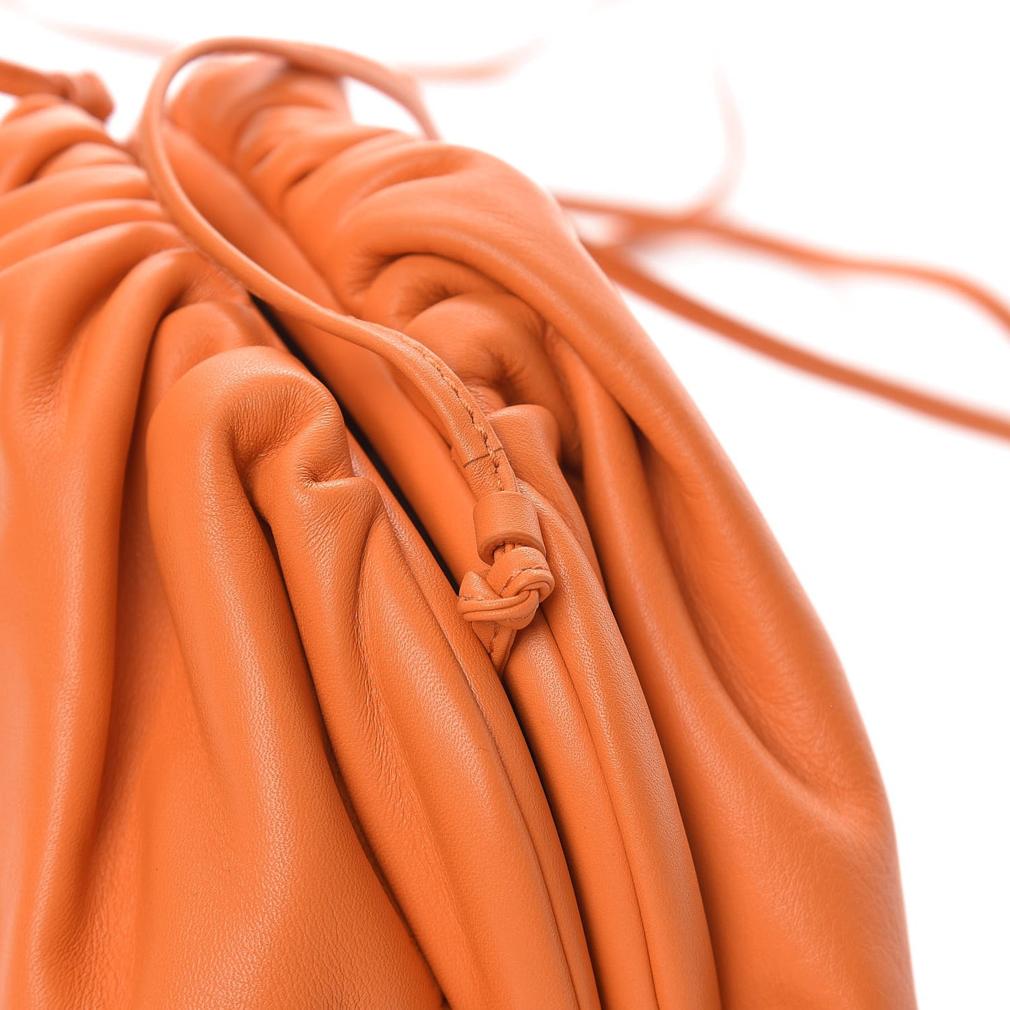 Butter Calfskin The Mini Pouch Light Orange
