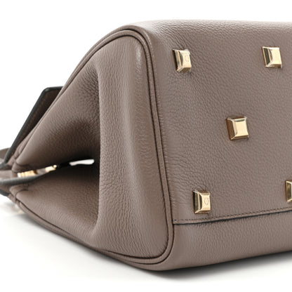 Salvatore Ferragamo Calfskin Studio Bag Caraway Seed 8 of 8
