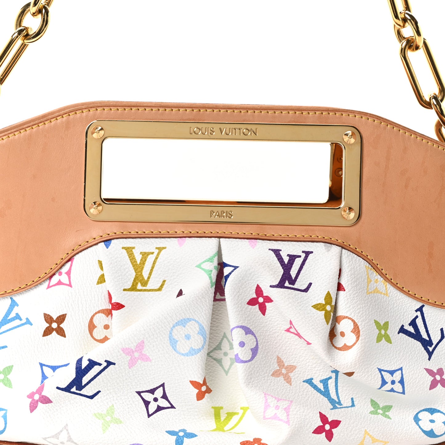 Monogram Multicolor Judy PM White