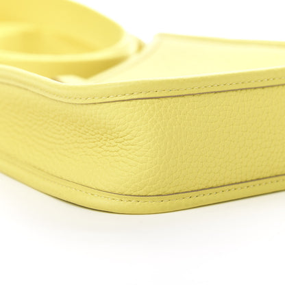 Hermes Taurillon Clemence Evelyne TPM Lime 9 of 11