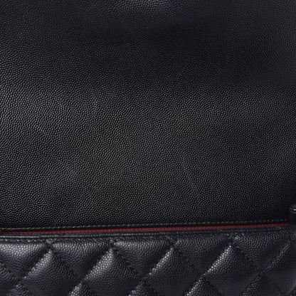Chanel Caviar Quilted Medium Coco Handle Flap Black 9 of 9