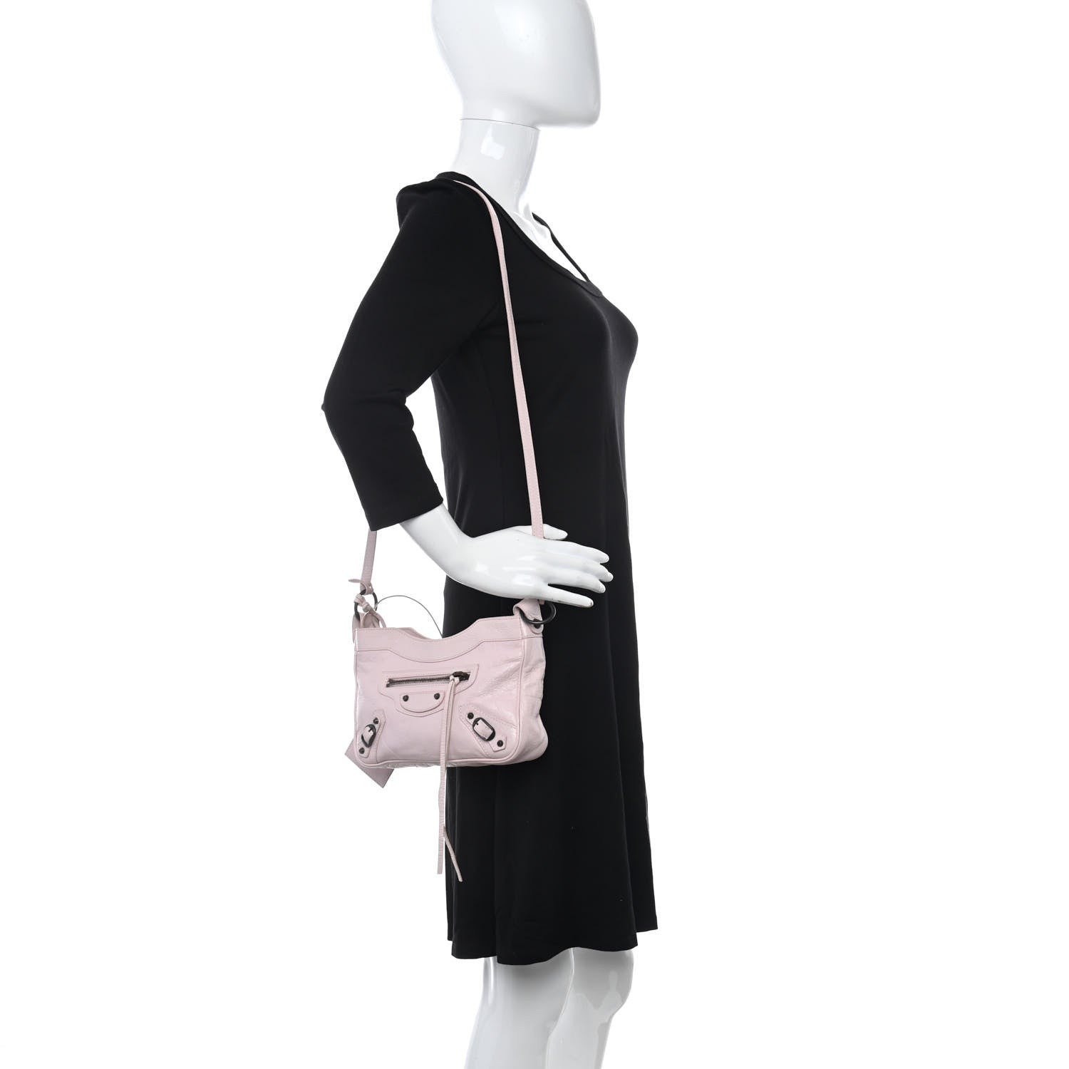 Balenciaga Agneau Classic Hardware Hip Rose Poudre 2 of 14
