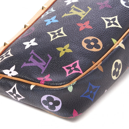Louis Vuitton Monogram Multicolor Pochette Accessories Black 6 of 8