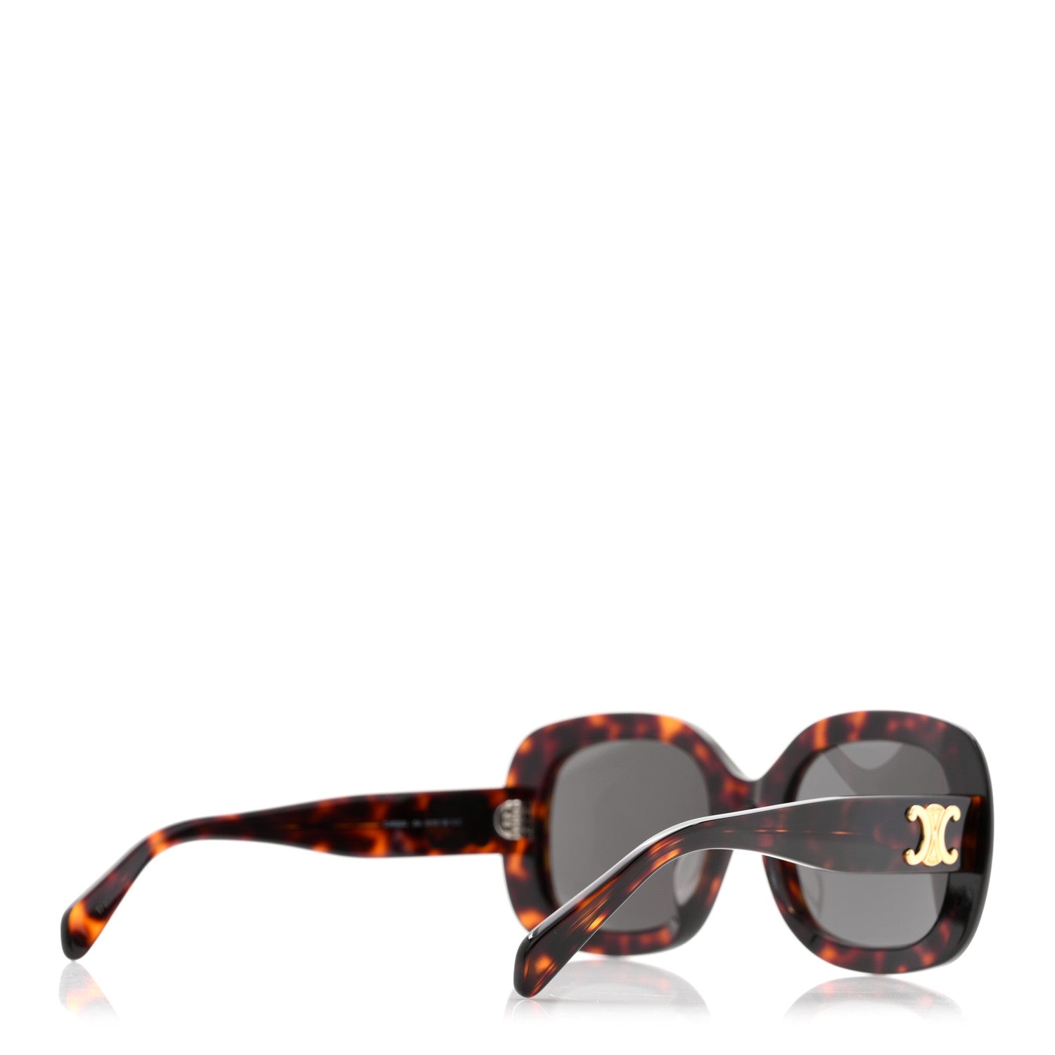 Celine Acetate Triomphe 01 Sunglasses CL40262U Tortoise 4 of 9