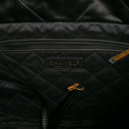 Chanel Shiny Calfskin Quilted Small Chanel 22 Black 7 of 11