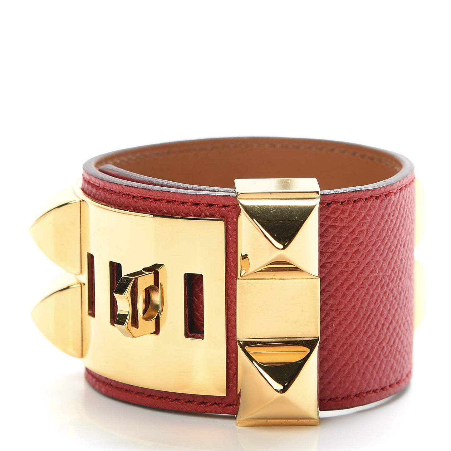 Epsom Collier de Chien CDC Bracelet S Rouge Casaque