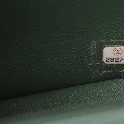 Chanel Lambskin Quilted Mini Rectangular Flap Green 7 of 9