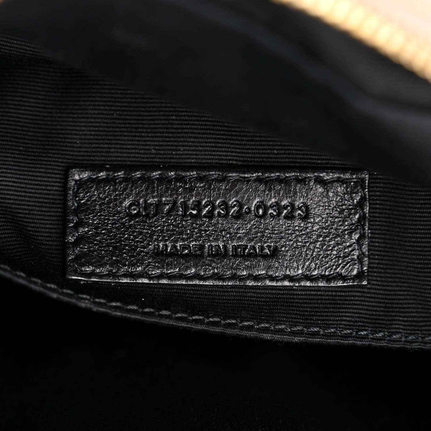 Saint Laurent Calfskin Matelasse Monogram Lou Camera Bag Dark Beige 7 of 11