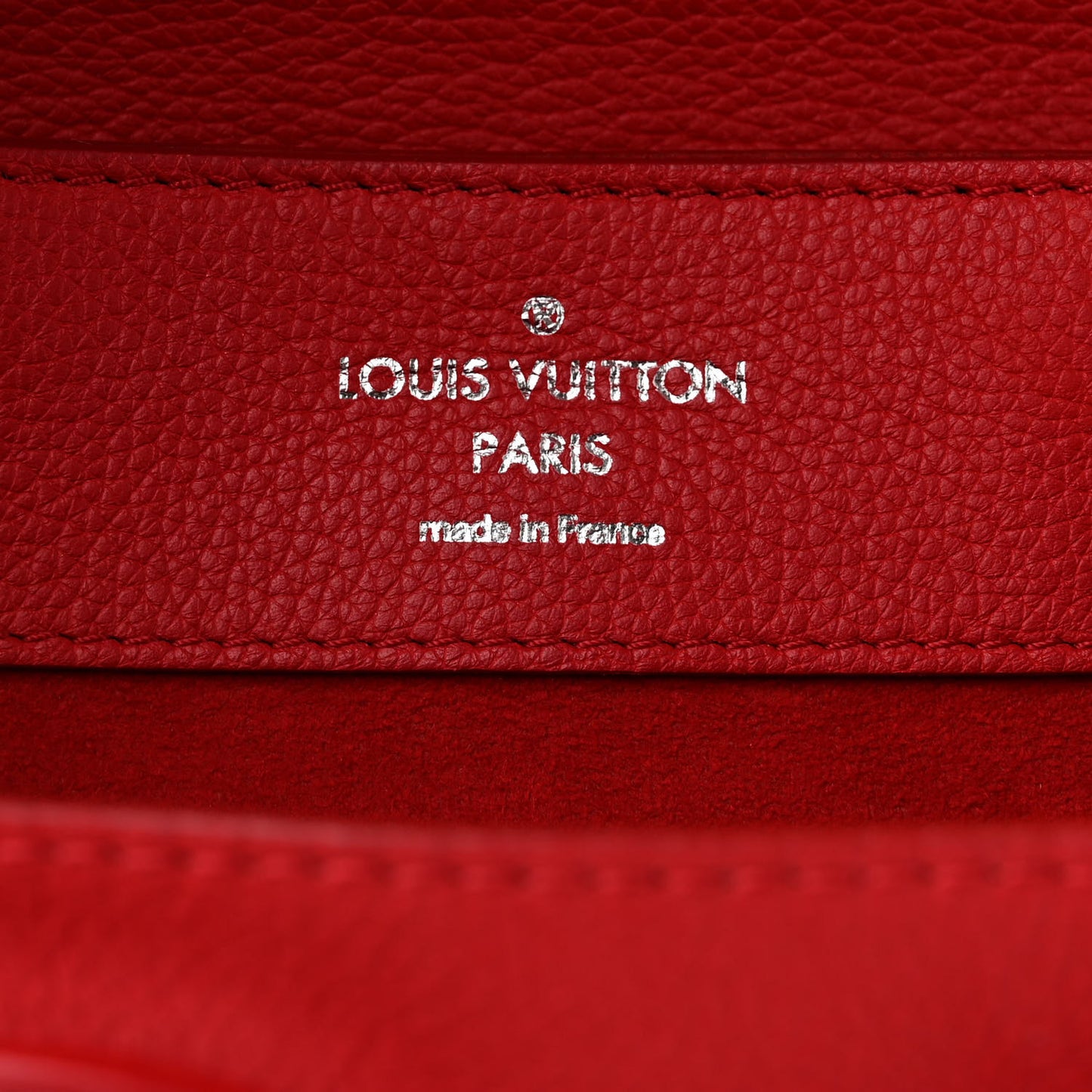 Soft Calfskin Lockme Backpack Rubis