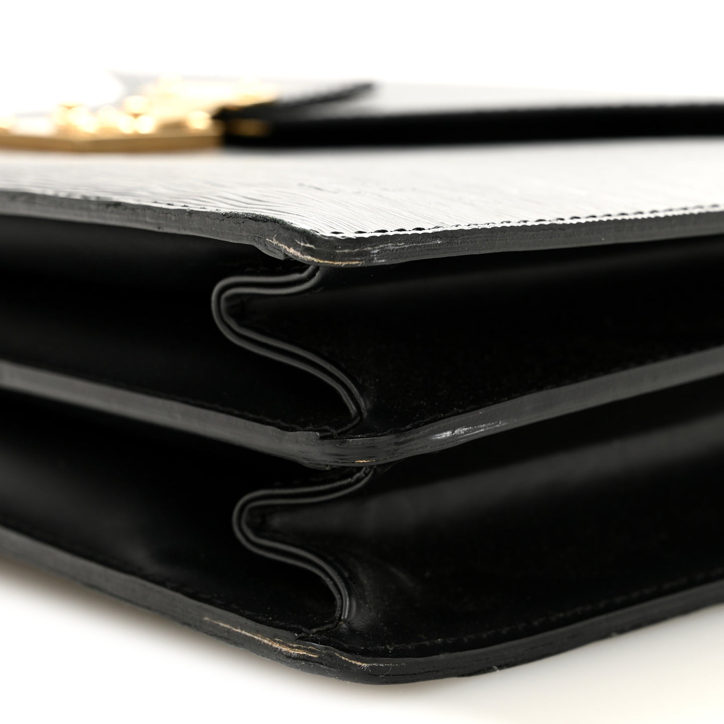 Epi Serviette Fermoir Briefcase Black