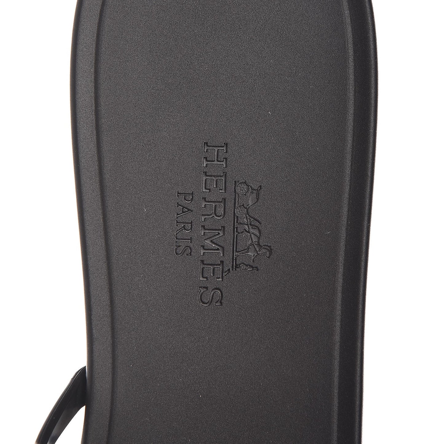 Rubber Chaine d'Ancre Rivage Sandals 38 Black