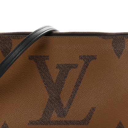 Louis Vuitton Reverse Monogram Giant Double Zip Pochette 8 of 12