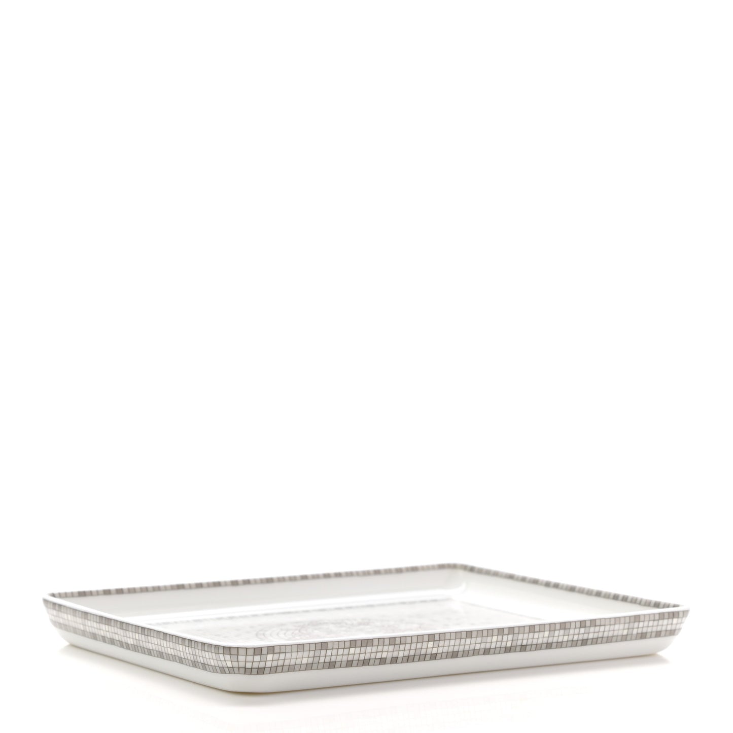 Porcelain Mosaique Au 24 Sushi Plate Platine